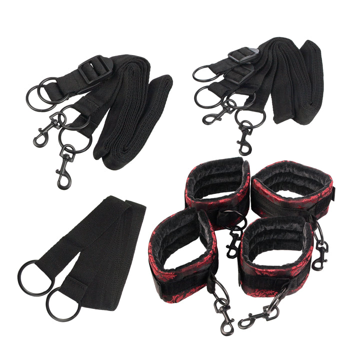 Scandal Bed Restraint Black/Red