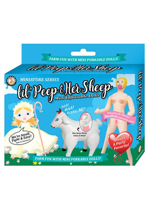 Miniature Series Lil' Peep & Her Sheep Mini Inflatable Dolls - Vanilla