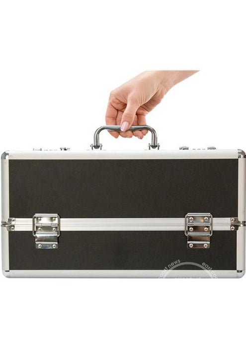 Lockable Vibrator Case - Large - Black