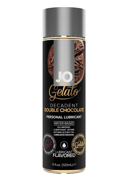 JO Gelato Water Based Flavored Lubricant Decadent Double Chocolate 4oz