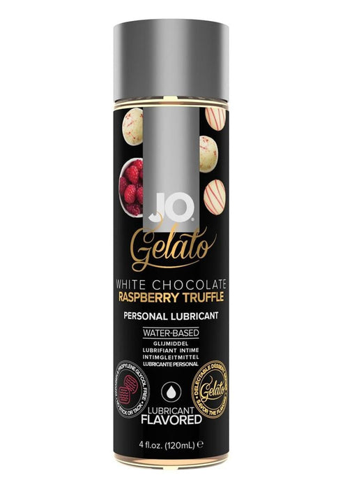 JO Gelato Water Based Flavored Lube White Chocolate Raspberry 4oz