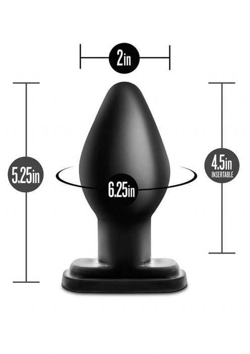 Anal Adventures XL Butt Plug - Black