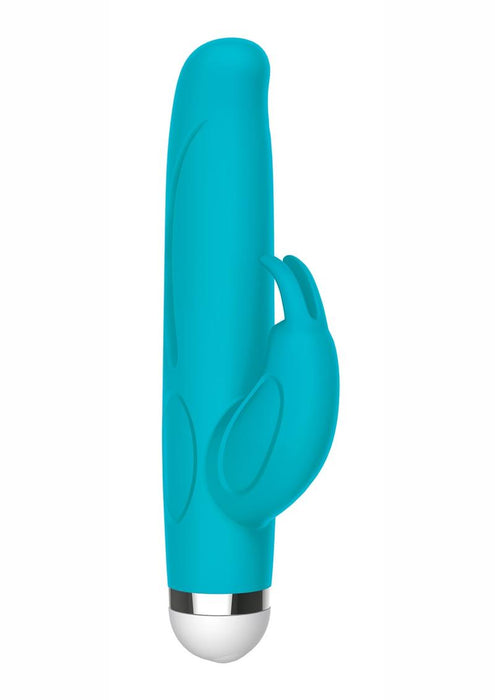 The Rabbit Company The Mini Rabbit Rechargeable Silicone Vibrator - Blue