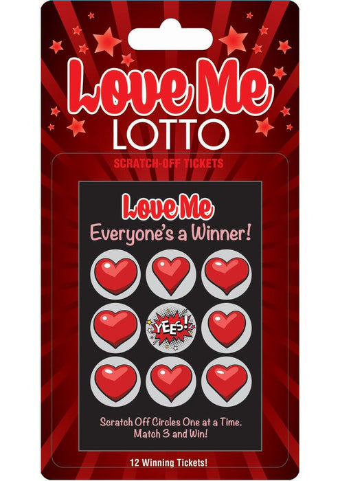 Love Me Lotto Scratch Off Tickets