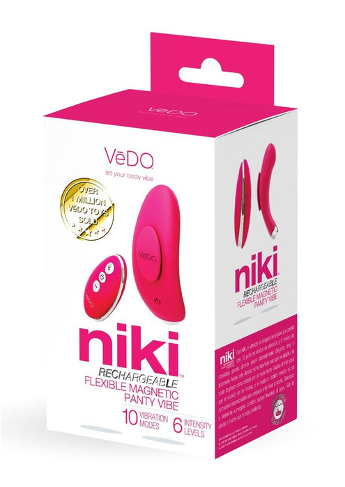 VeDO Niki Rechargeable Panty Vibe - Foxy Pink