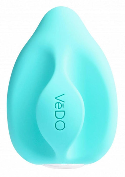 VeDO Yumi Rechargeable Silicone Layon Finger Vibrator - Tease Me Turquoise
