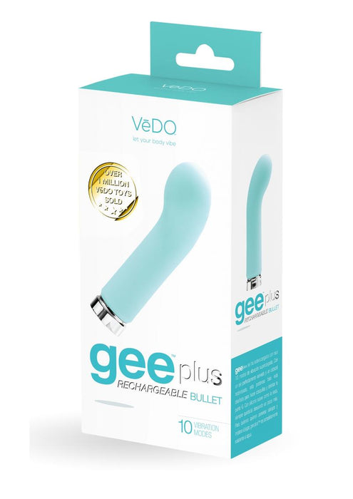 Vedo Gee PLUS Rechargeable Vibe Tease Me Turquoise