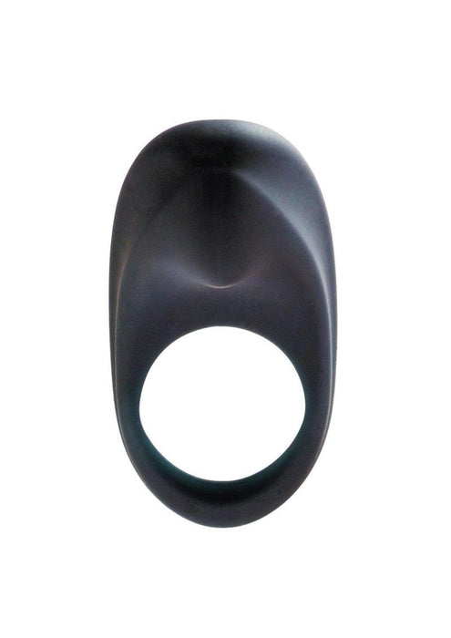 VeDO Overdrive Plus Rechargeable Vibrating Silicone Cock Ring - Just Black
