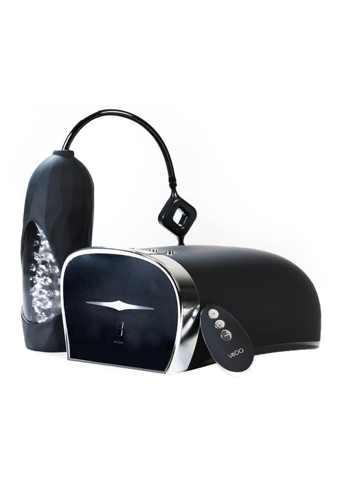 VeDO Savvy The Hummer 2.0 BJ Machine Rechargeable Masturbator with Remote Control - Black