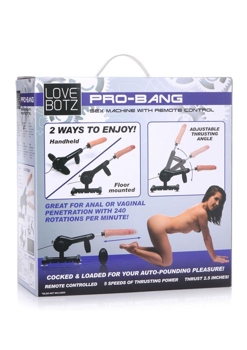 LoveBotz Pro-Bang Sex Machine w/Remote Control