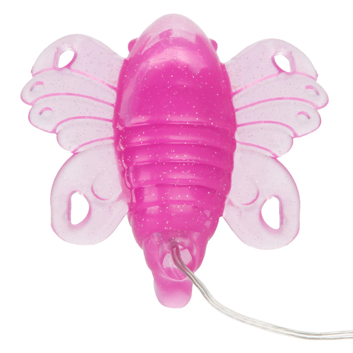 Venus Butterfly Strap-On with Remote Control - Pink