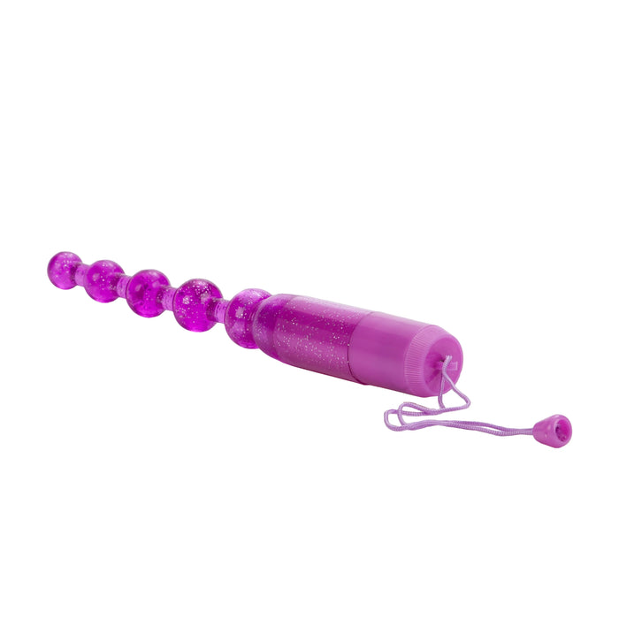 Vibrating Pleasure Beads Anal Beads - Purple
