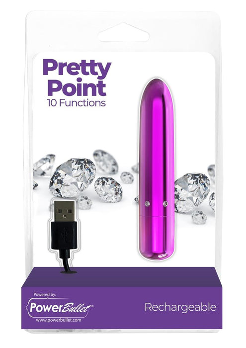Pretty Point Purple Rechargeable Bullet Vibrator