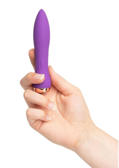 Nu Sensuelle 60SX AMP Silicone Rechargeable Bullet - Purple/Rose Gold
