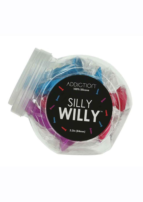 Addiction Silly Willy Silicone Mini Dongs 3.3in Individual