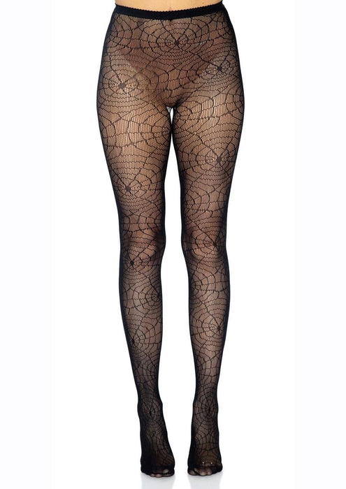 9009 Spider Lace Pantyhose