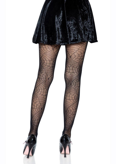 9009 Spider Lace Pantyhose