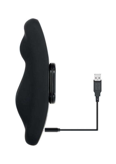 Gender X Our Undie Vibe Rechargeable Silicone Panty Vibe with Remote Control - Black