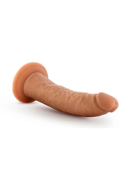 Dr. Skin Glide Self Lubricating Dildo 7.5in - Mocha