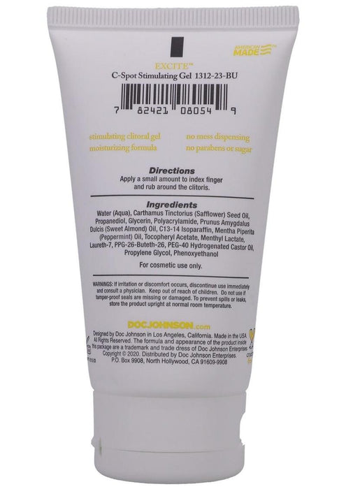 Intimate Enhancements Excite Clitoral Stimulating Gel 2oz
