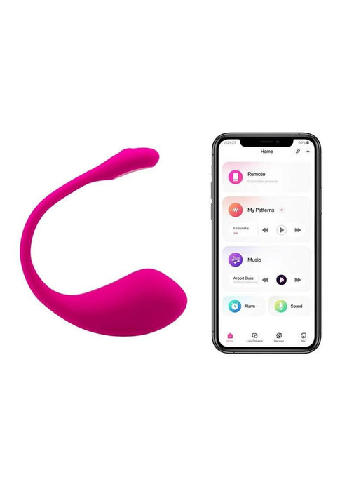 Lovense Lush 2.0 Sound Activated Vibrator - Pink