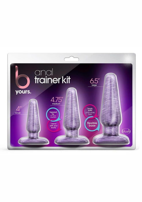 Blush B Yours Anal Trainer Kit - Purple Swirl