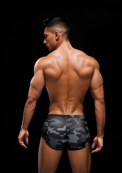 BLE107 ENVY CAMO TRUNKS W/DOG TAG-CAMO