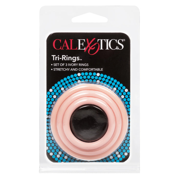 Tri Rings Natural Cockring Set Flesh