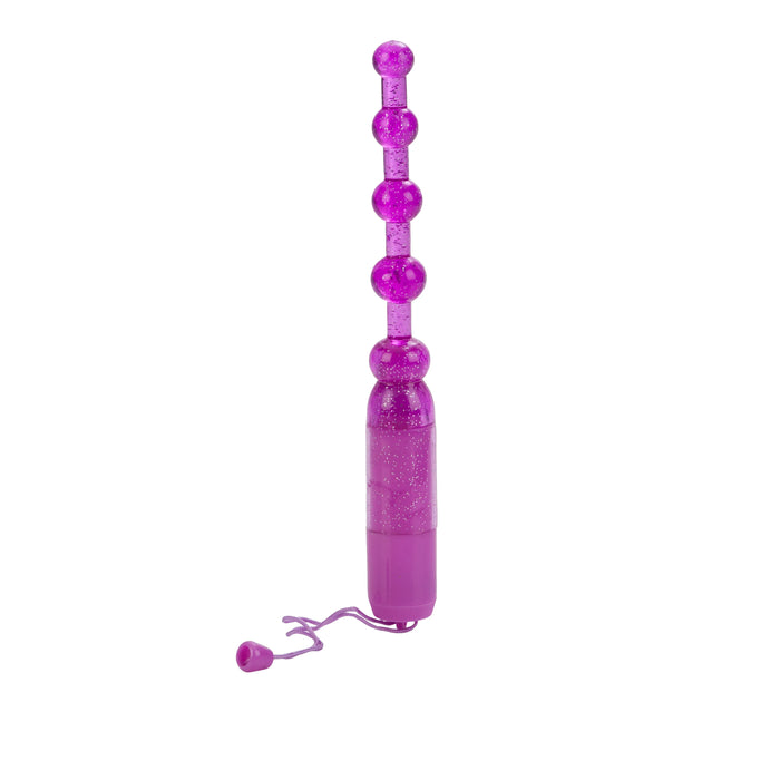 Vibrating Pleasure Beads Anal Beads - Purple