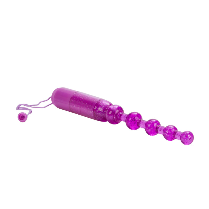 Vibrating Pleasure Beads Anal Beads - Purple