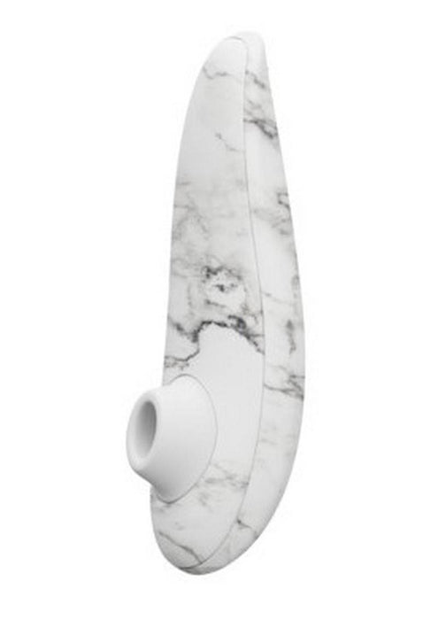 Womanizer Marilyn Monroe Special Edition Rechargeable Clitoral Stimulator - White Marble
