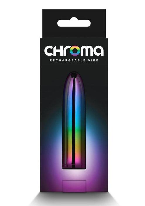 Chroma Petite Bullet Rechargeable Vibe - Multicolor