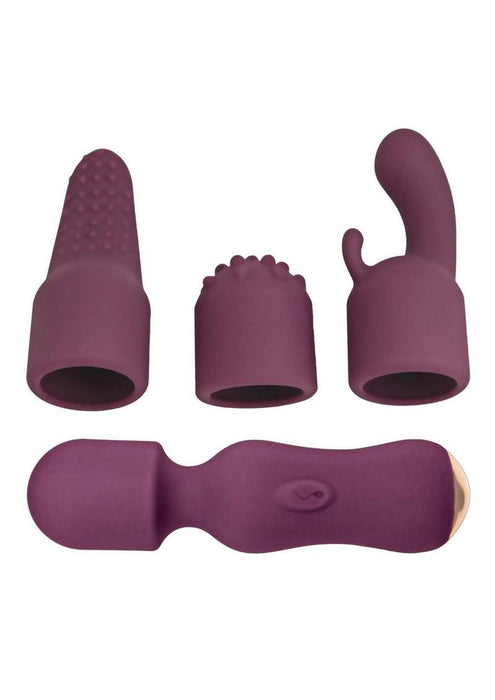 Lovers Kits Temptation Rechargeable Silicone Vibrator - Eggplant