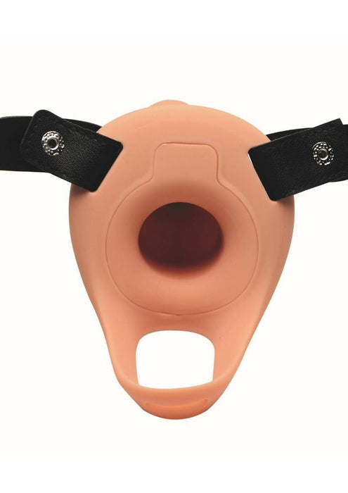 Size Matters 2" Erection Smooth Silicone Penis Sheath - Vanilla