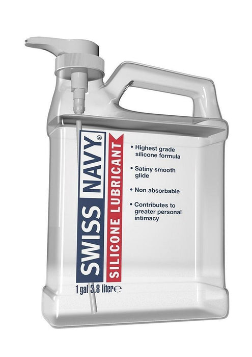 Swiss Navy Silicone Lubricant 128oz/3785ml (1 Gallon)