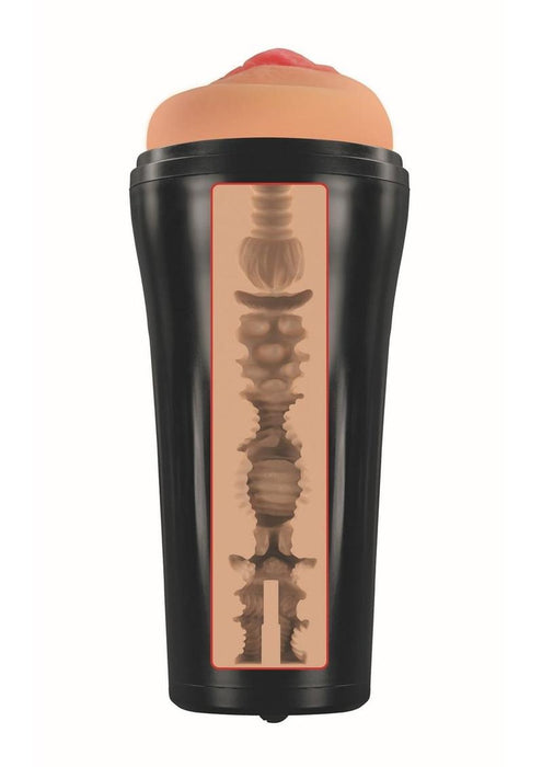 Mistress Vibrating BioSkin Pussy Masturbator - Vanilla