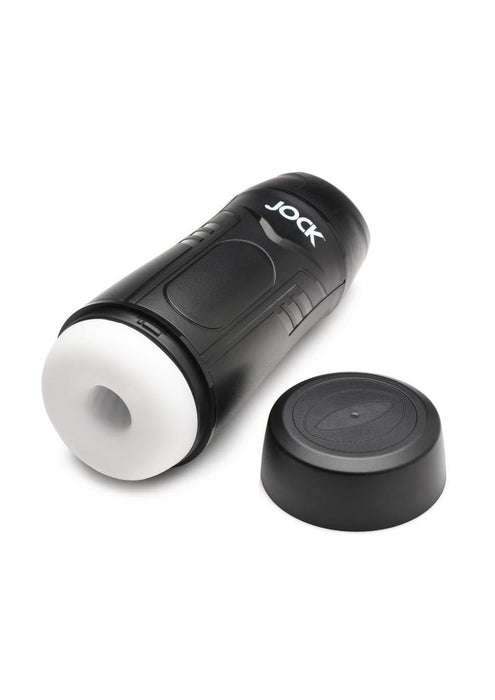 JOCK 9X Sucking & Vibrating Masturbator - White