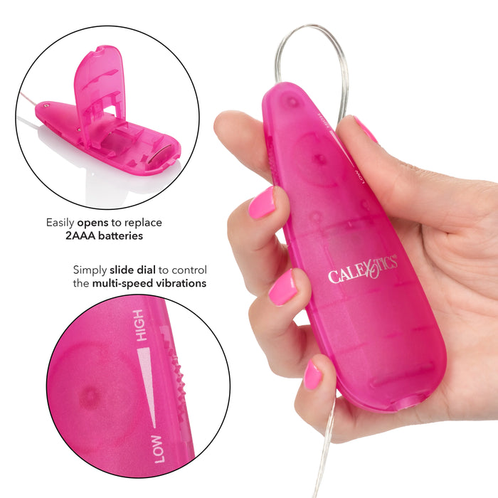 Booty Call Booty Vibro Kit Silicone Anal Probes Pink