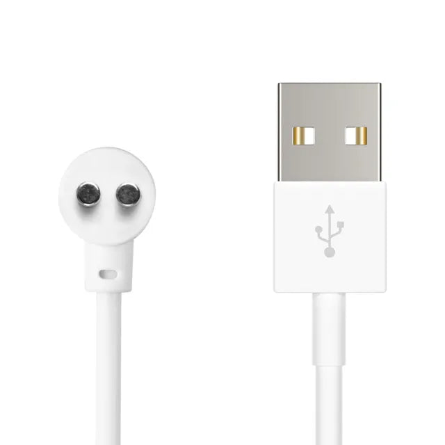 White DC Magnetic Charging Cable with 0.4CM Spacing