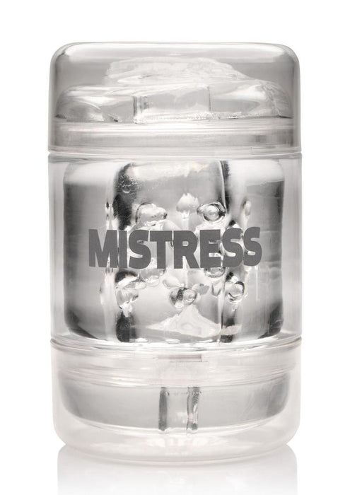 Mistress Double Shot Pussy & Ass Stroker - Clear