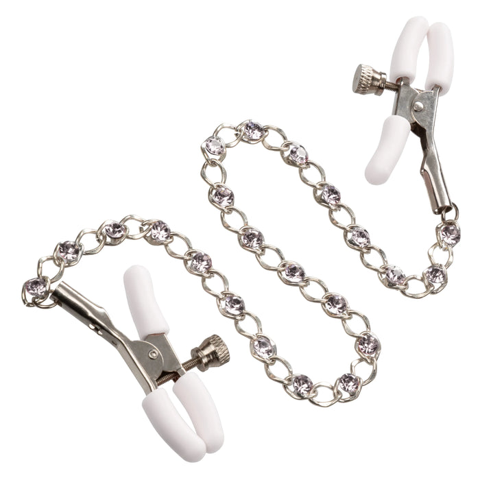 Nipple Play Crystal Chain Nipple Clamp Adjustable