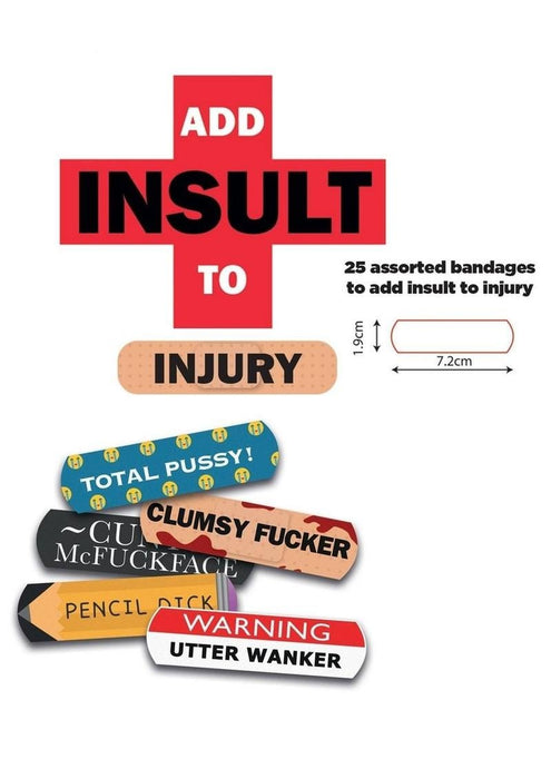 Add Insult to Injury Bandages Single Tin