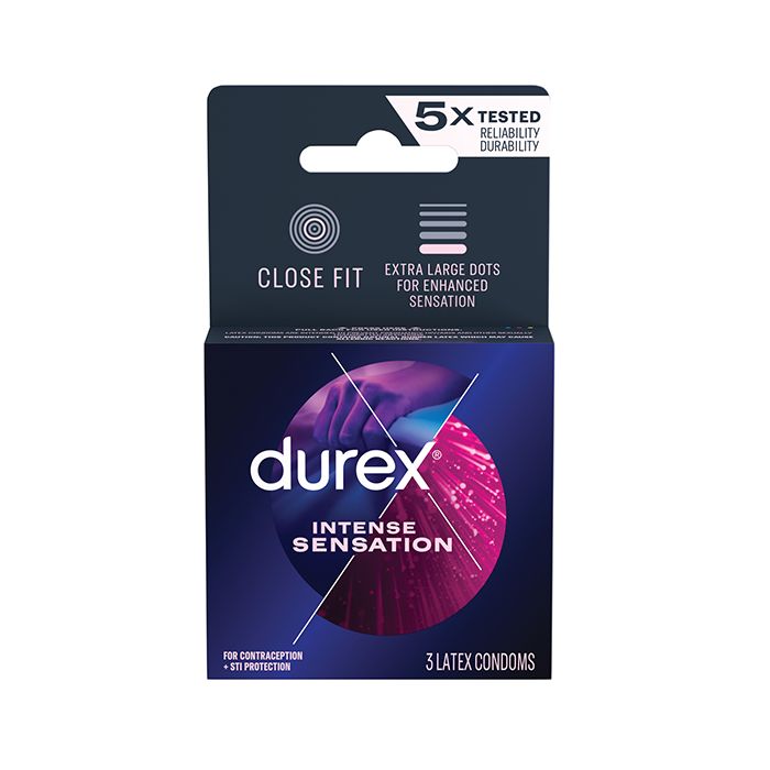 Durex Intense Sensation Condom - Box of 3