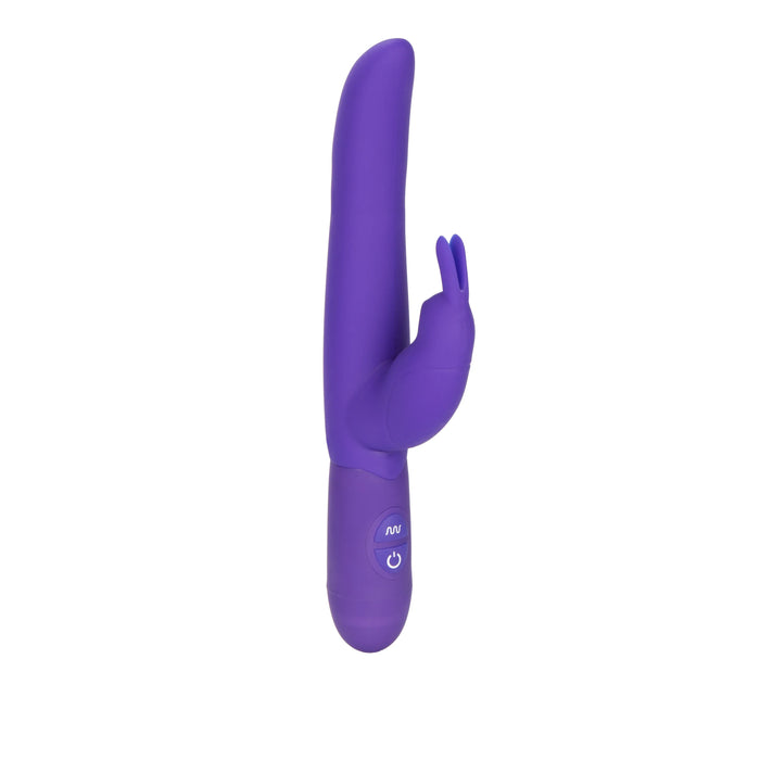 Bounding Bunny Dual Motor Silicone Vibrator Waterproof Purple