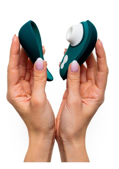 Womanizer Liberty 2 Rechargeable Silicone Clitoral Stimulator - Dark Petrol