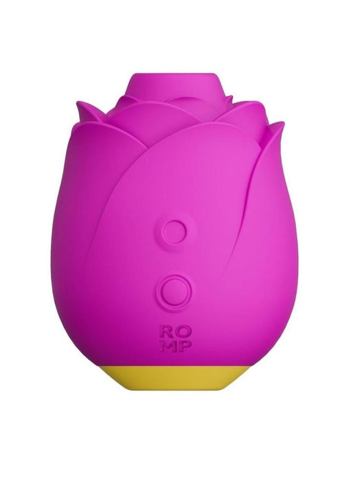 ROMP Rose Rechargeable Silicone Air Clitoral Stimulator - Purple