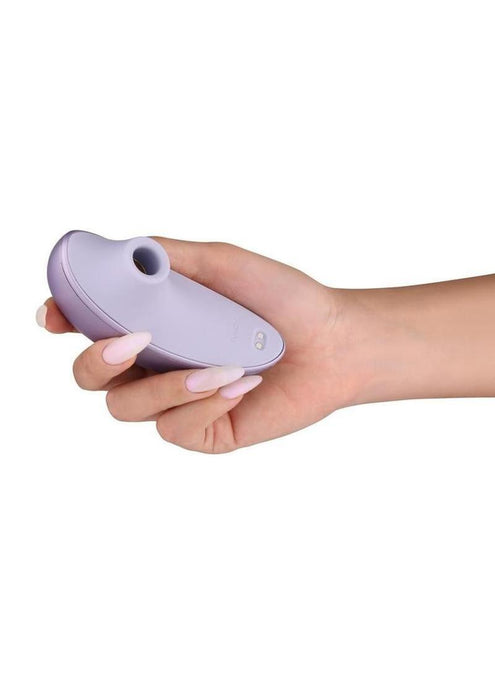 Svakom Pulse Galaxie App Control Rechargeable Silicone Clitoral Stimulator with Remote Control - Metallic Lilac