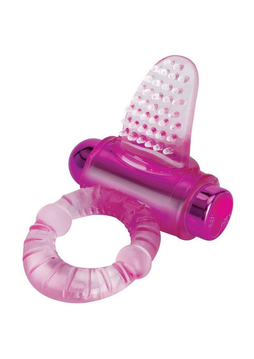 Bodywand Rechargeable Silicone Lick It Pleasure Ring - Pink