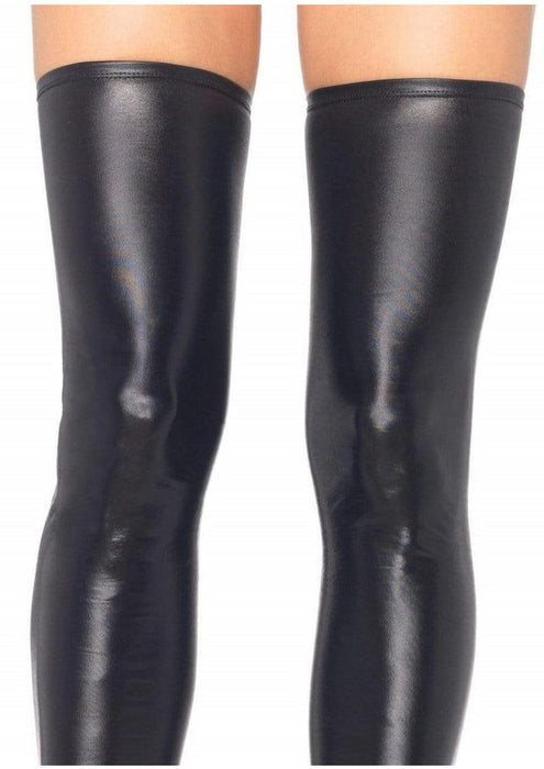 6901 Med/Large Wet look thigh highs