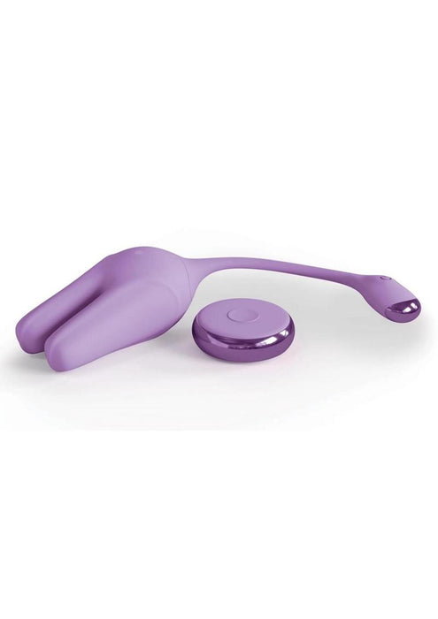 JimmyJane Form 2 Kegel Rechargeable Silicone Stimulator with Remote - Purple